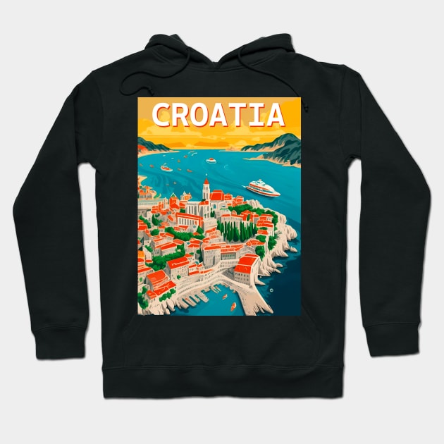 Croatia Hoodie by AbundanceSeed